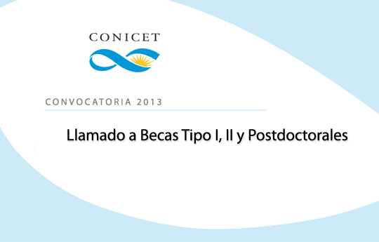 Convocatoria 2013 Convocatoria 2013