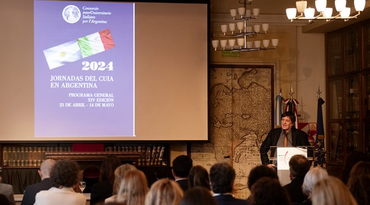 El presidente del CONICET participó en la 14º edición de las Jornadas del Consorcio interUniversitario Italiano para Argentina