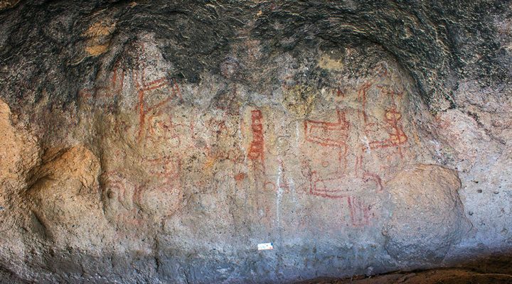CONICET scientists dated the oldest cave paintings in South America